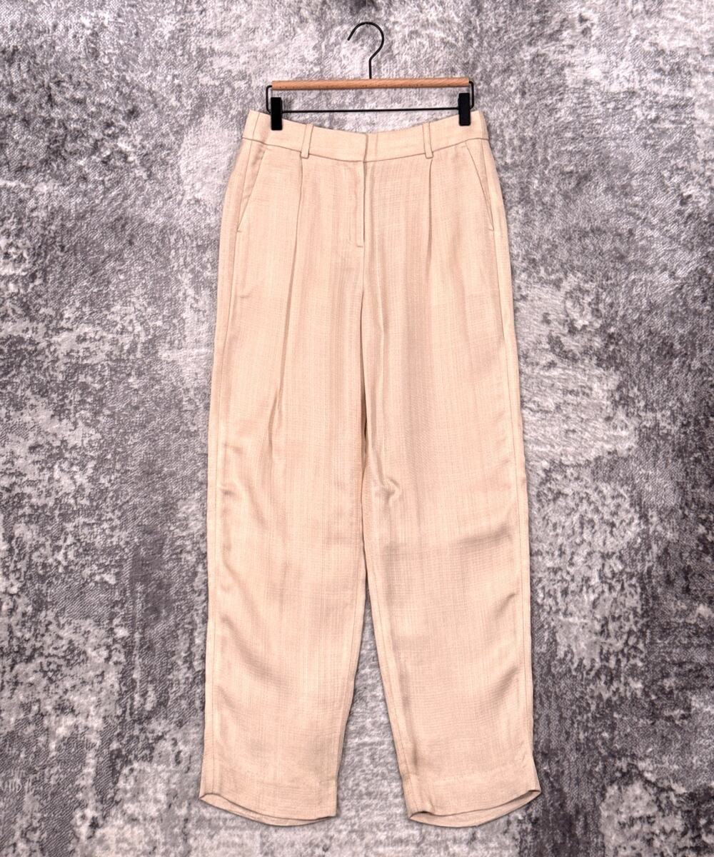 J Crew Pants 4 Womens Tapered Essential Italian Fabric Glossy Twill